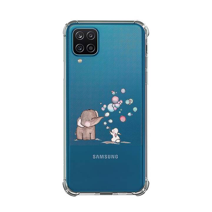 EG Backcover (Galaxy A22 4G, Elefante, Transparente)