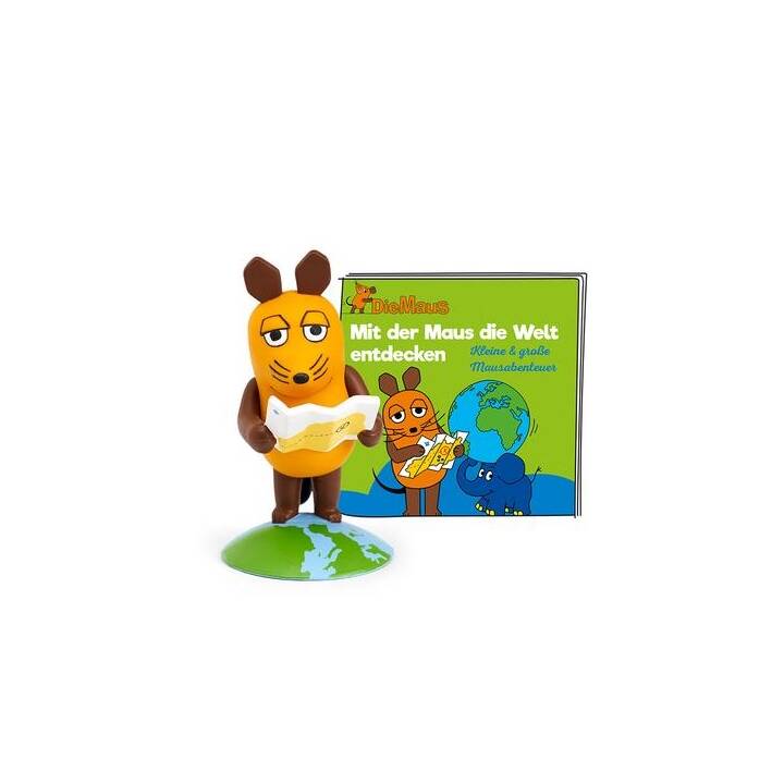 TONIES Giochi radio per bambini Die Maus – Mit Maus die Welt entdecken (DE, Toniebox)