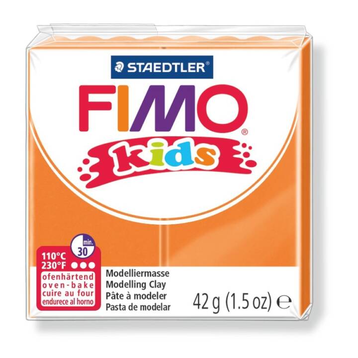 FIMO Modelliermasse Kids (42 g, Orange)