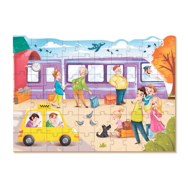 DODO Railway Station Puzzle (60 pièce)