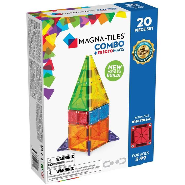 MAGNA-TILES Kit di montaggio in plastica (20 pezzo)