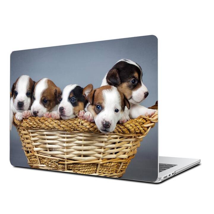 EG Coque rigide (MacBook Air 13" M2 2022, Chiens, Multicolore)