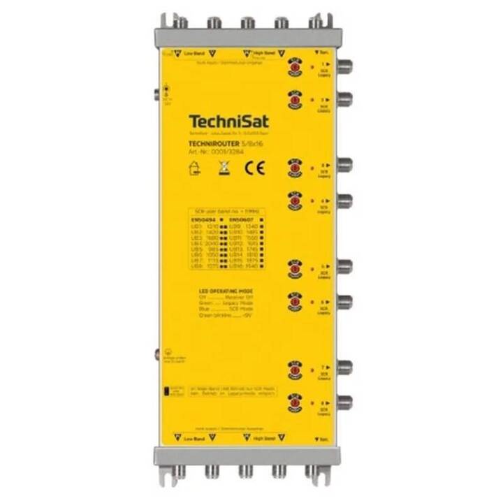 TECHNISAT 5/8x16 Amplificateurs et répartiteurs (Argent, Jaune)