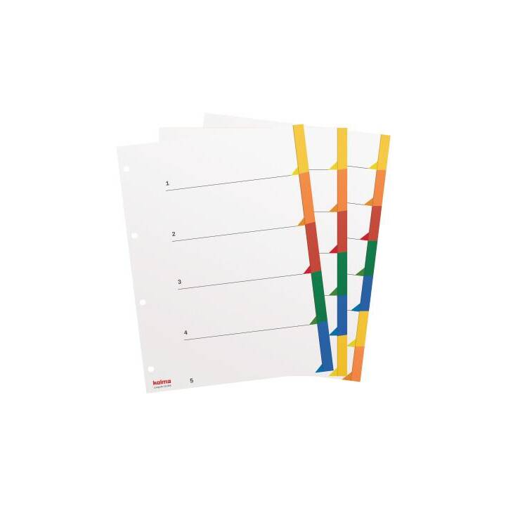 KOLMA LongLife Registro (7 x A4, Coloristico)