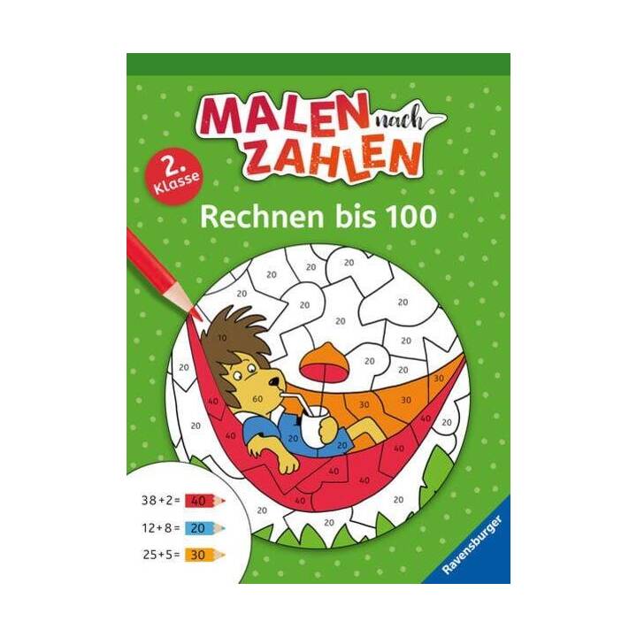 Malen nach Zahlen - Rechnen bis 100