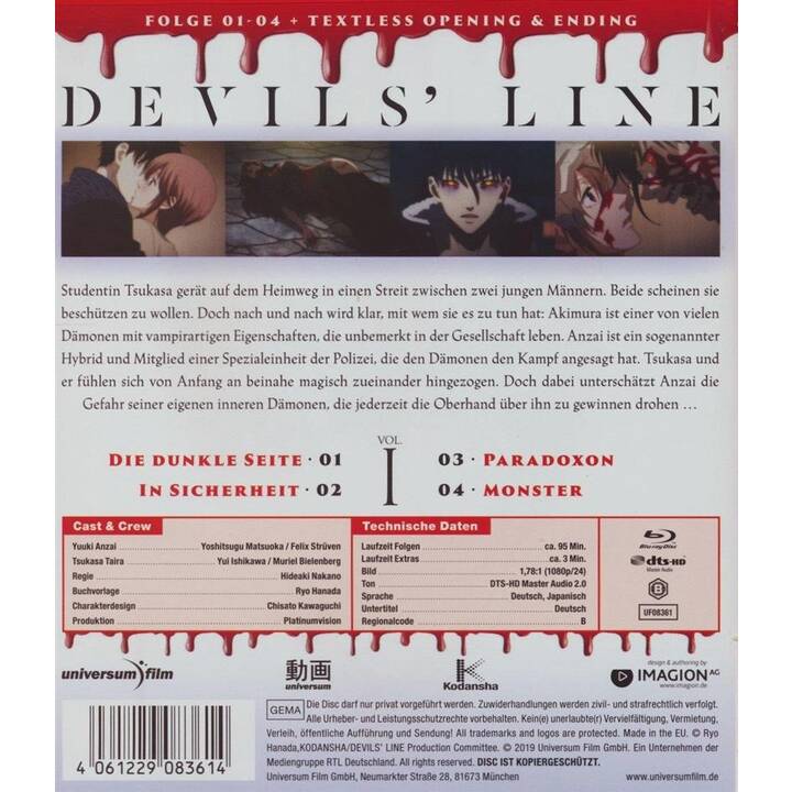 Devil's Line - Vol. 1 Saison 1 (JA, DE)