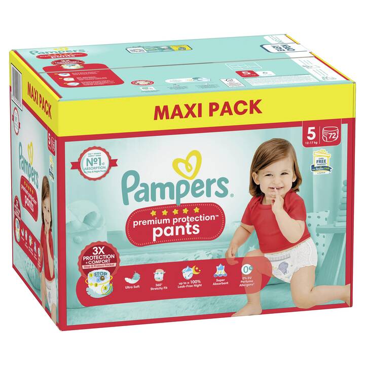 PAMPERS Premium Protection Pants 5 (72 pièce)