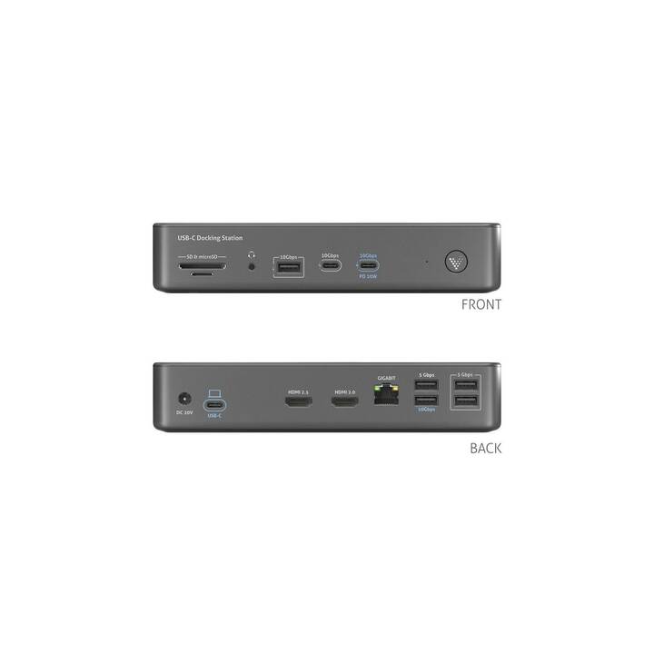 PURELINK Dockingstation VL-D200 (2 x HDMI, USB 4)
