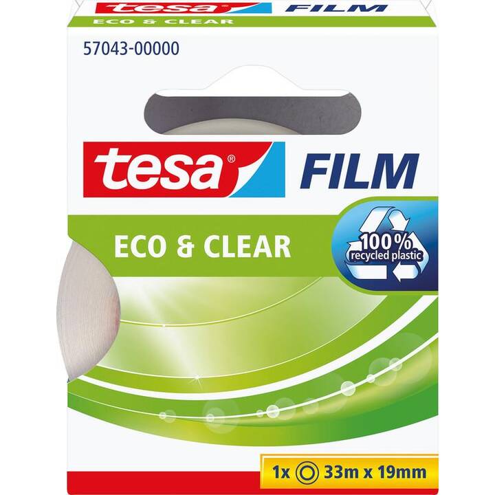 TESA Büroklebeband Eco&Clear (19 mm x 33 m, 1.0 Stück)