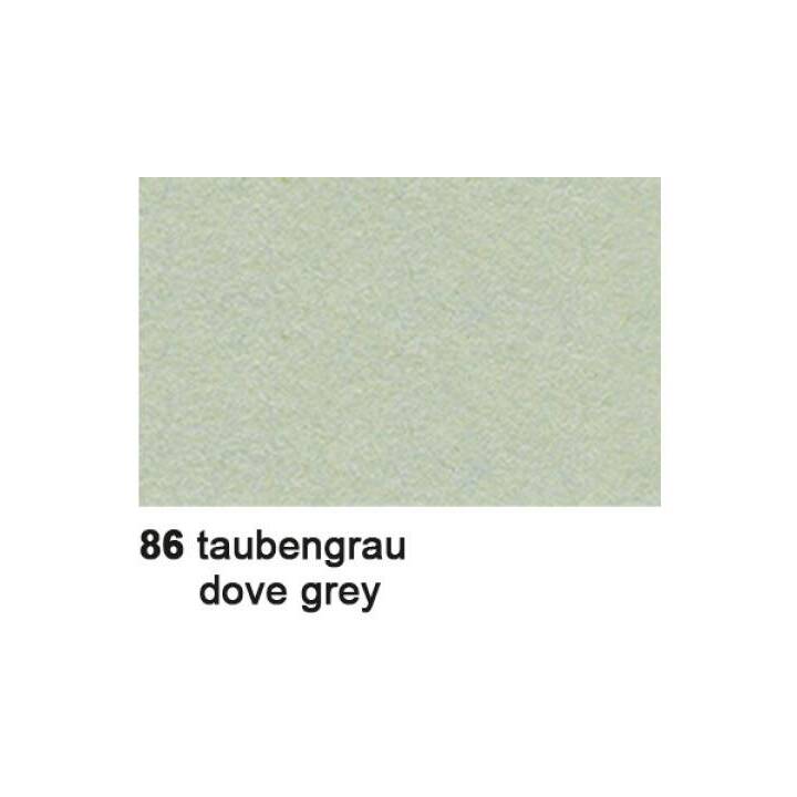 URSUS Papier à dessin de couleur 86 (Gris, Gris pigeons, A4, 100 pièce)