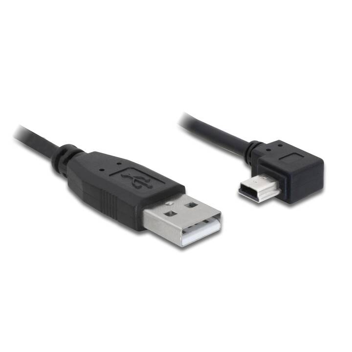 DELOCK USB-Kabel (USB Typ-A, Mini USB Typ-B, 3 m)