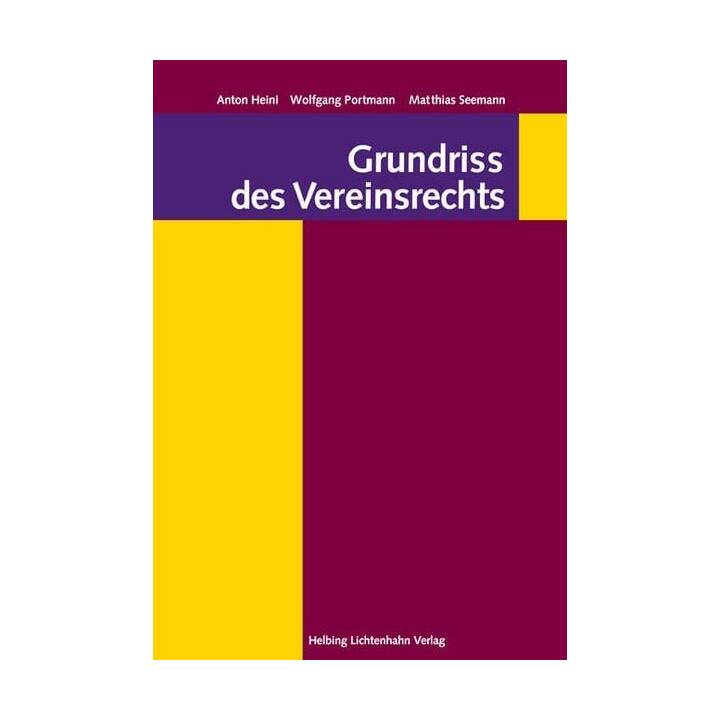 Grundriss des Vereinsrecht