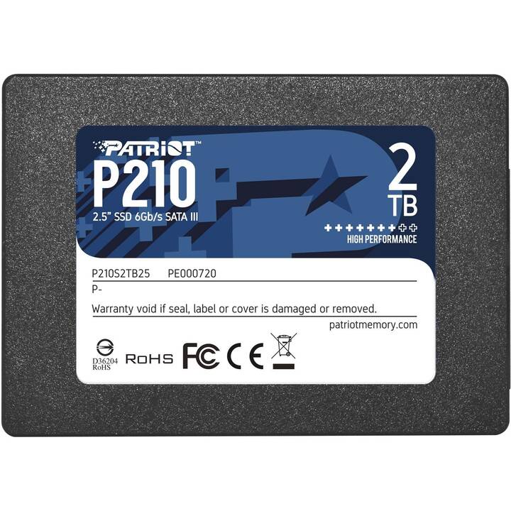 PATRIOT MEMORY P210 2.5" (SATA-III, 2000 GB)