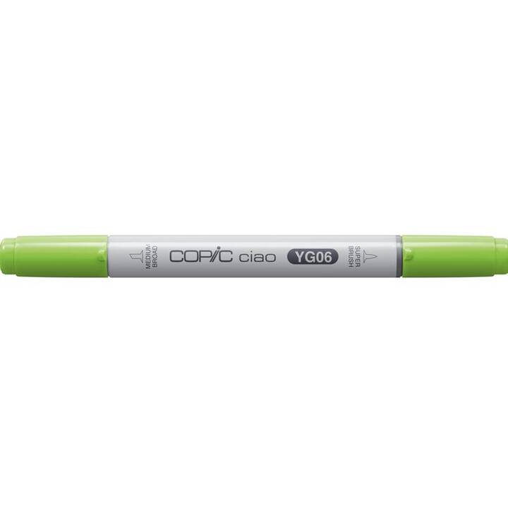 COPIC Marqueur de graphique Ciao YG06 Yellowish Green (Vert, 1 pièce)