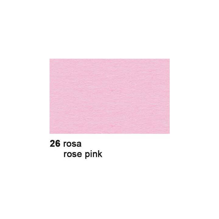URSUS Papier à dessin de couleur 26 (Rose, A4, 100 pièce)