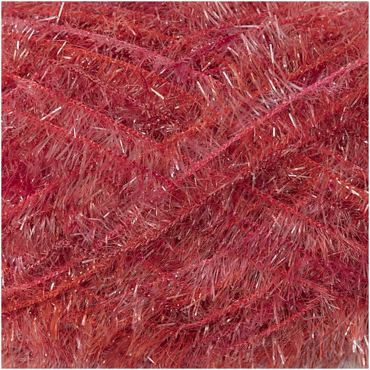 RICO DESIGN Wolle Creative Bubble Print (50 g, Rot, Pink)