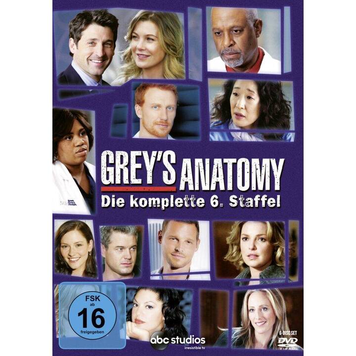Grey's Anatomy Stagione 6 (DE, EN)