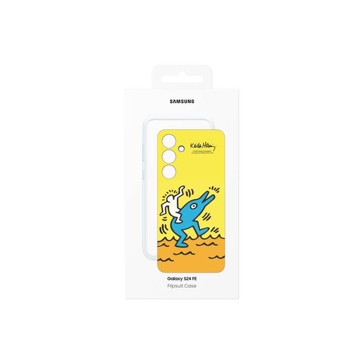 SAMSUNG Backcover Flipsuit Case (Galaxy S24 FE, Jaune)