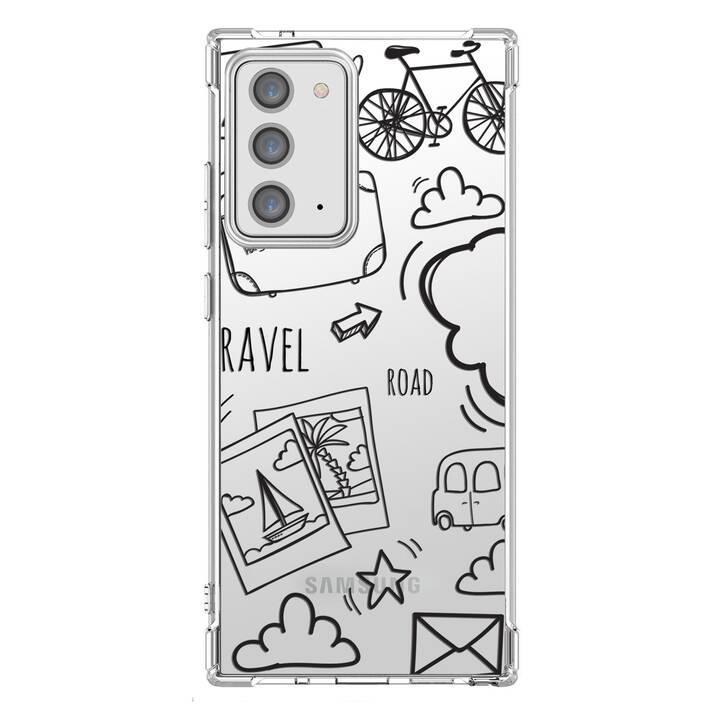 EG Backcover (Galaxy Note 20 Ultra, Viaggiare, Transparente)