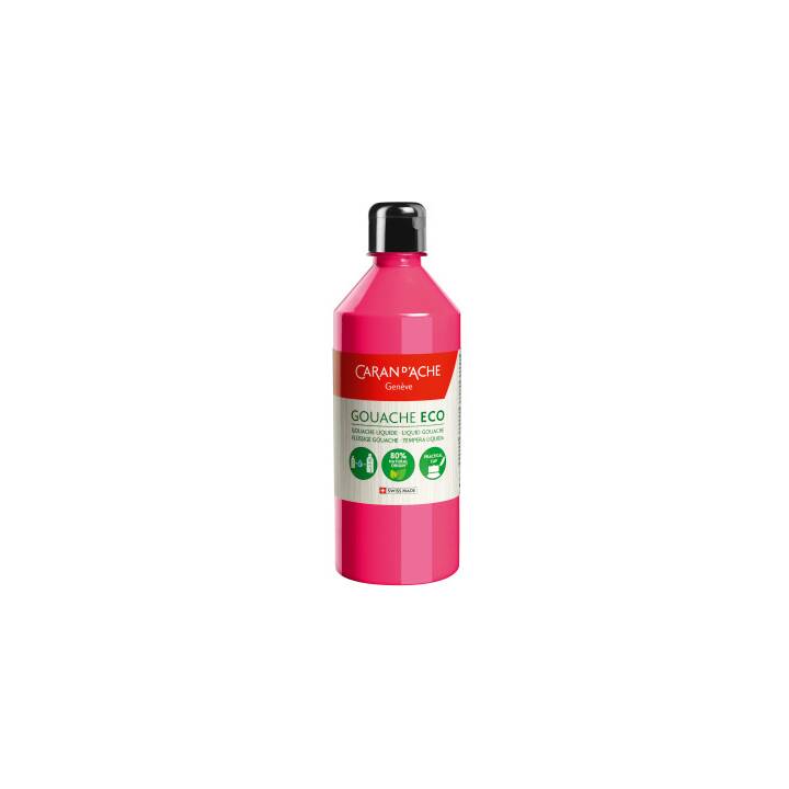 CARAN D'ACHE Couleur acrylique (500 ml, Magenta, Rose)