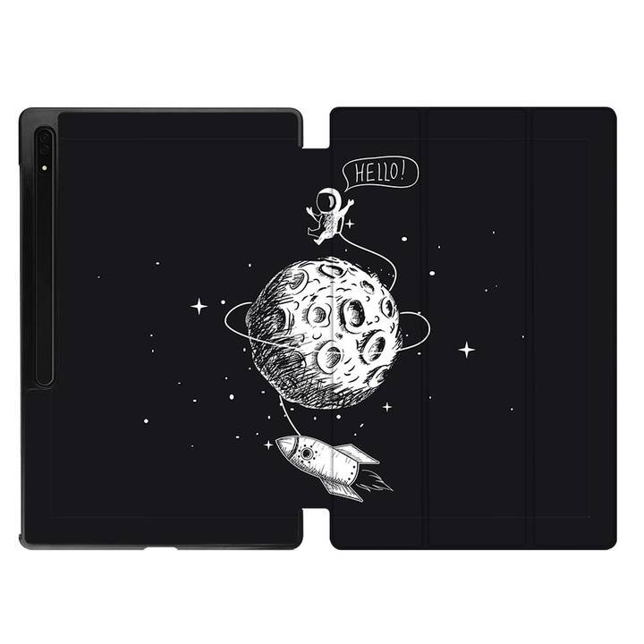 EG Custodia (11", Galaxy Tab S9, Astronauta, Nero)