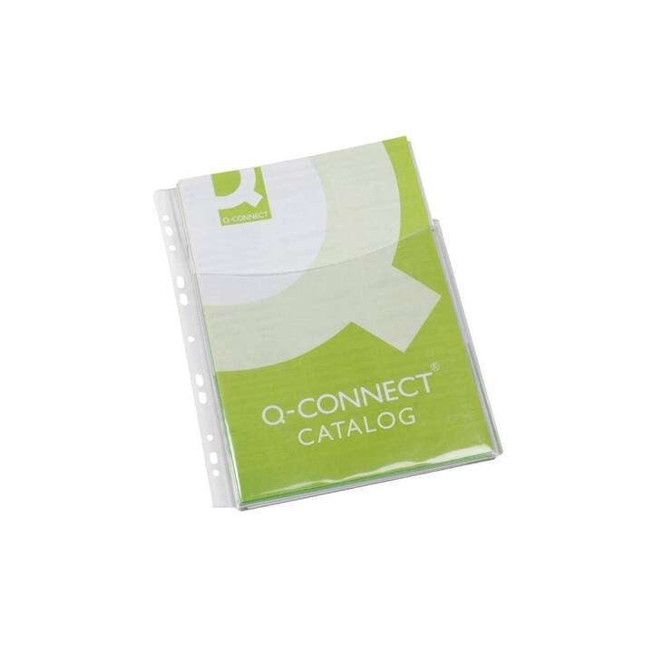 Q-CONNECT Dossiers chemises (Transparent, A4, 5 pièce)