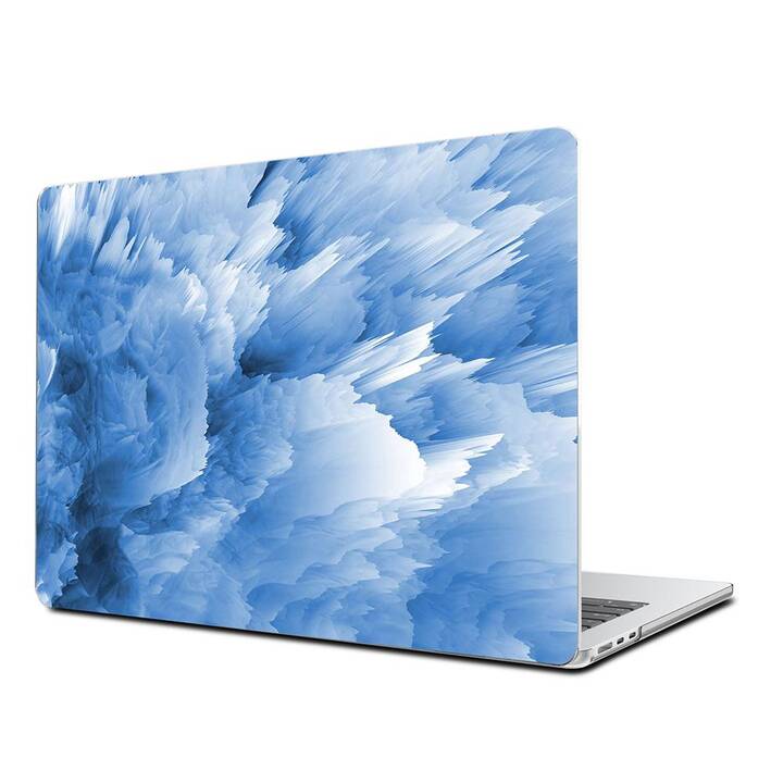 EG Coque rigide (MacBook Air 13" M3 2024, Abstrait, Bleu)