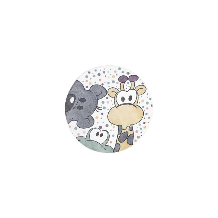 MYCARPET Kinderteppich Anime (Tier, 120 x 120 cm)