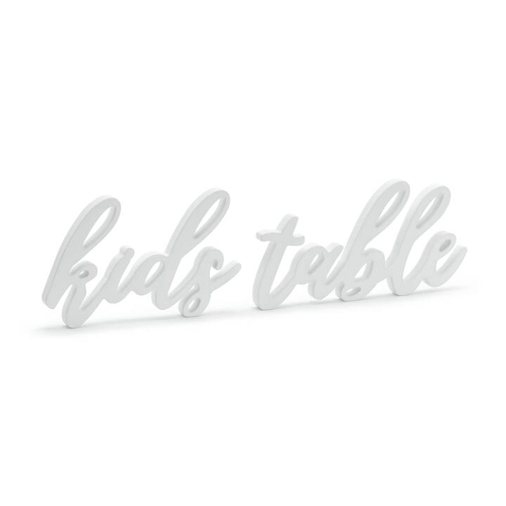 PARTYDECO Tischkarten Kids Table (1 Stück)