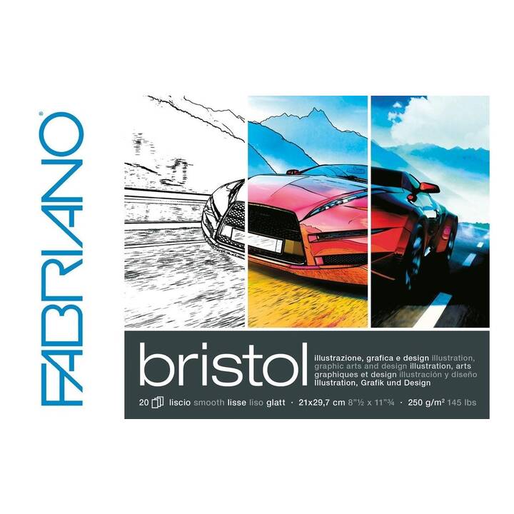 FABRIANO Papier pour peinture Bristol (A4)