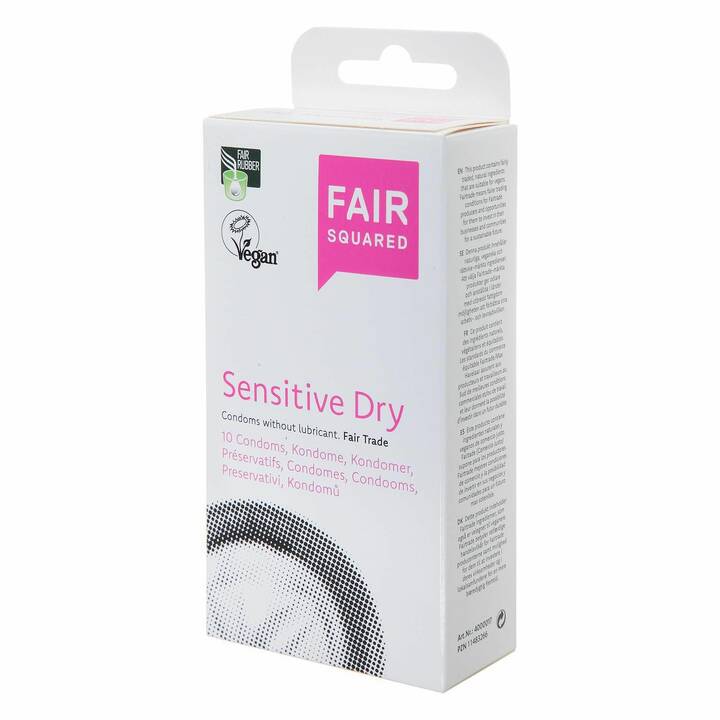 FAIR SQUARED Kondome Sensitive Dry (10 Stück)