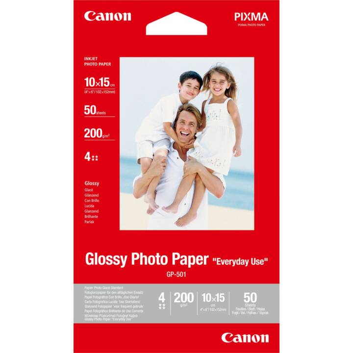 CANON Fotopapier (50 Blatt, 100 x 150 mm, 200 g/m2)
