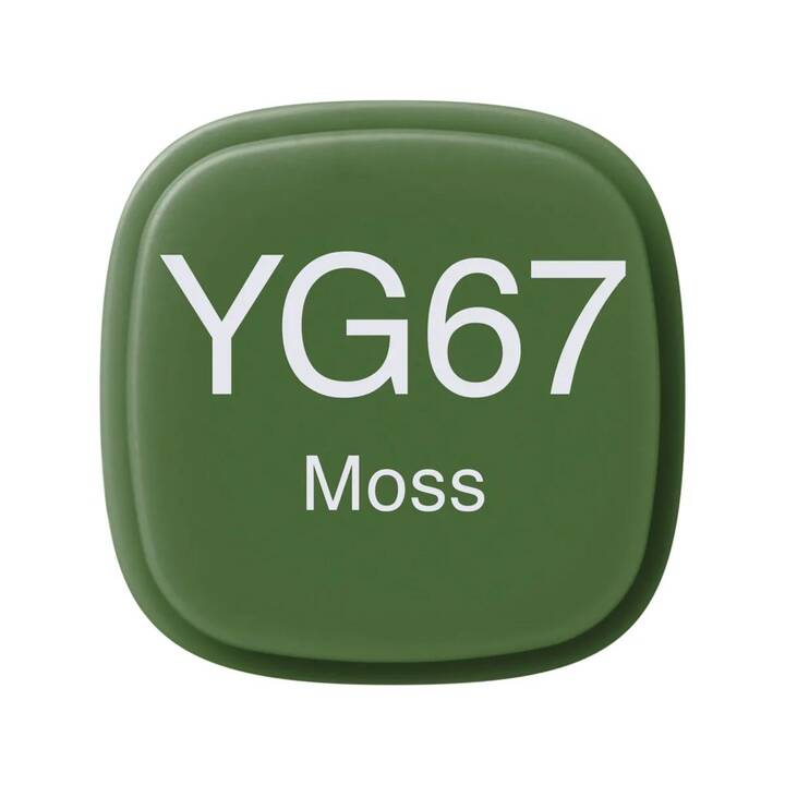 COPIC Grafikmarker Classic YG67 Moss (Dunkelgrün, 1 Stück)