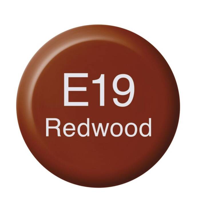 COPIC Encre E19 - Redwood (Rouge, 12 ml)