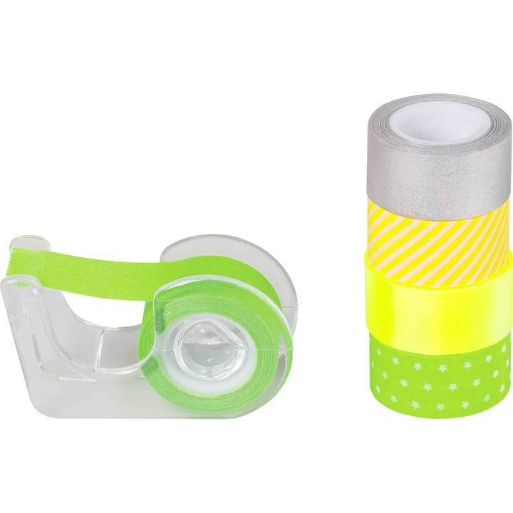 HEYDA Duck Tape Set (Argent, Jaune, Vert, 3 m)