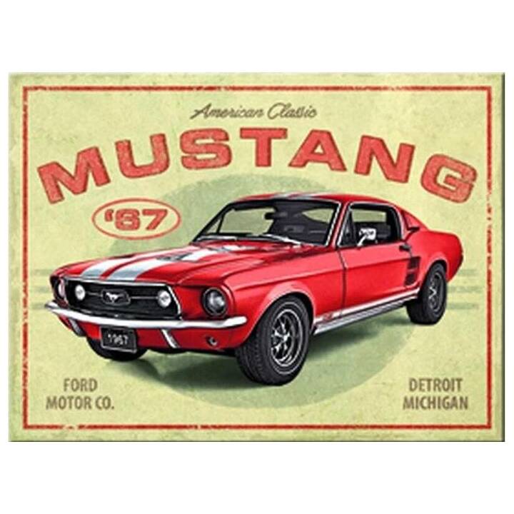 NOSTALGIC ART Ford Mustang Punaises magnétique