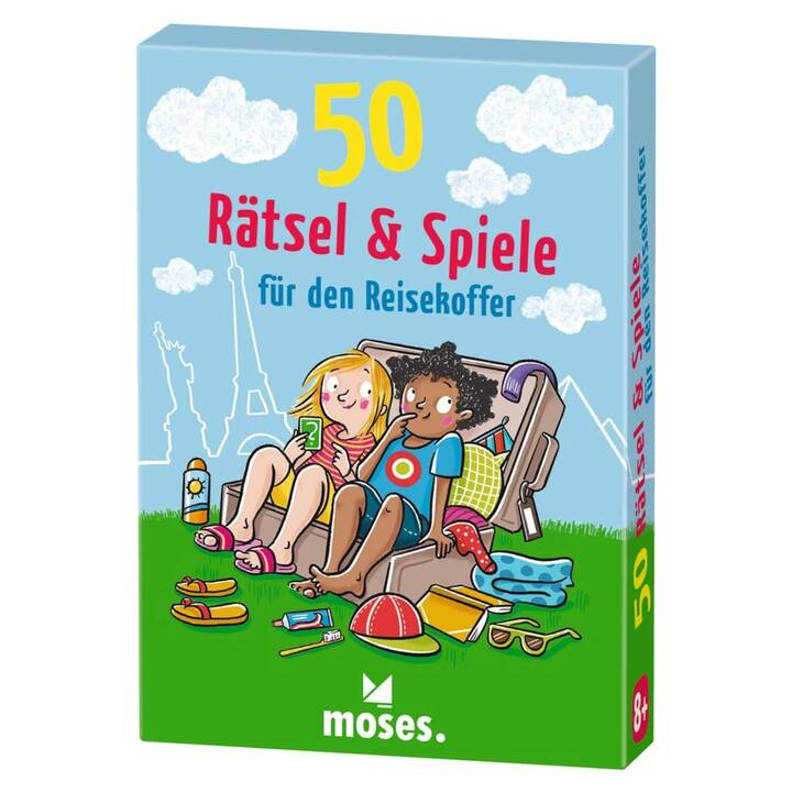 MOSES NON BOOKS 50 Rätsel & Spiele für den Reisekoffer
