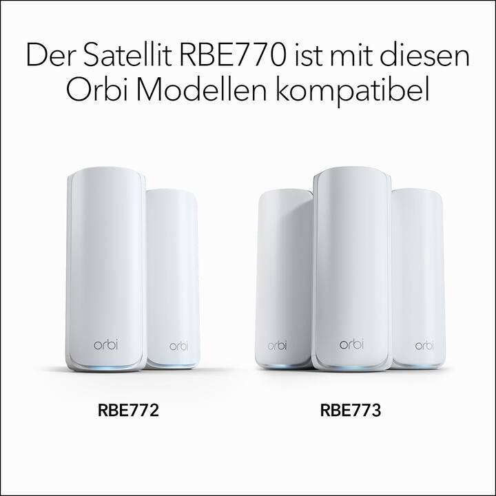 NETGEAR Orbi RBE770 WiFi 7 WLAN-Mesh System