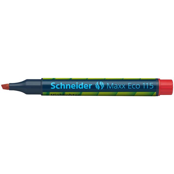 SCHNEIDER Evidenziatore Maxx 115 (Rosso, 1 pezzo)