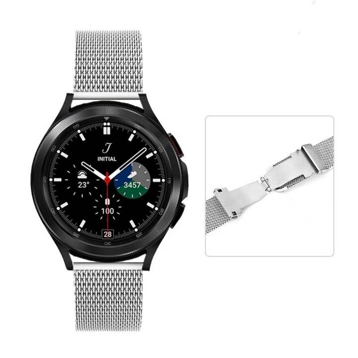 EG Cinturini (Samsung Galaxy Galaxy Watch6 Classic 47 mm, Argento)