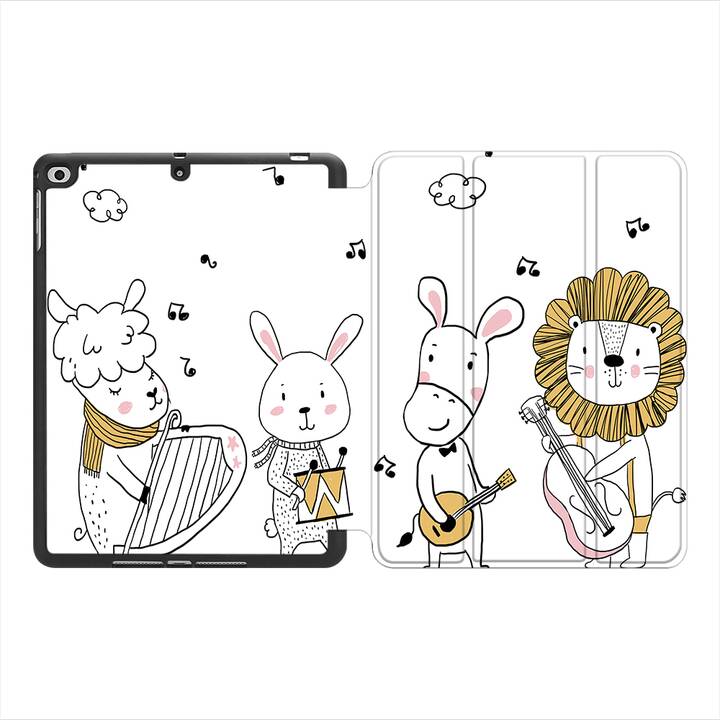 EG MTT Coque pour Apple iPad 10.2" 2019 - Animaux