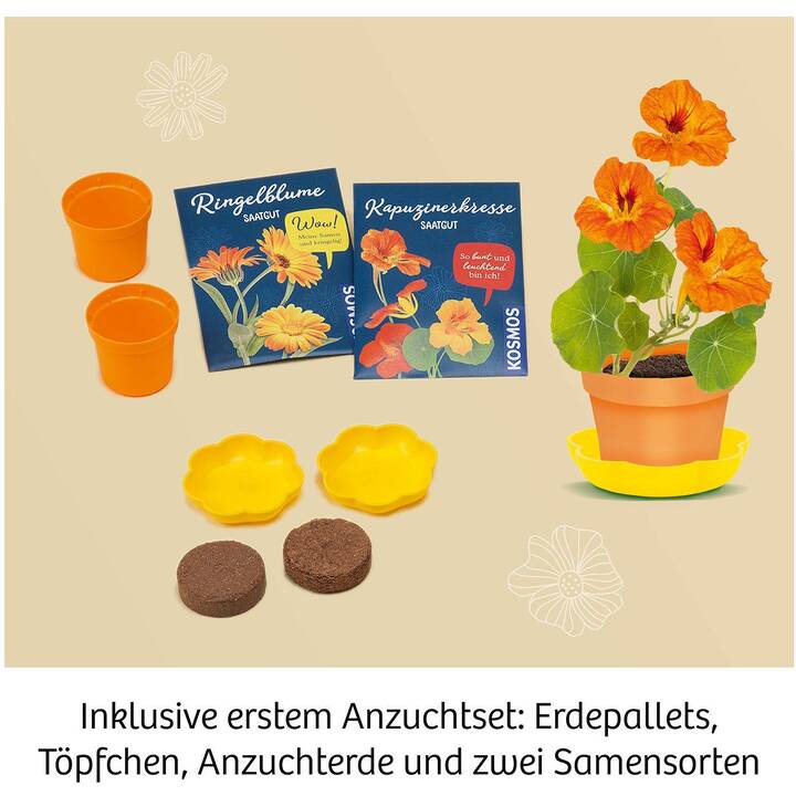 KOSMOS Blüten-Presse Coffret d'expérimentation (Flore et faune)