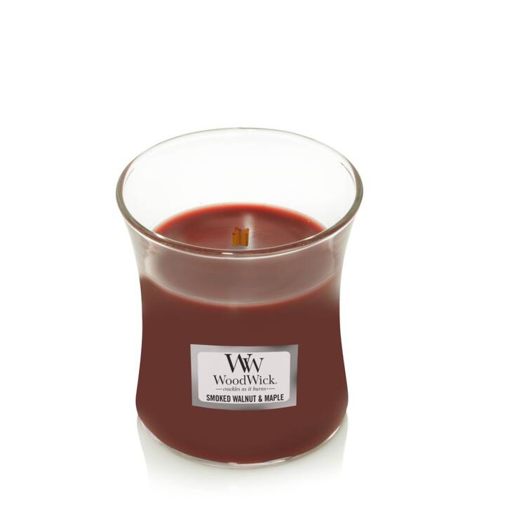 WOODWICK Bougie parfumée Smoked Walnut & Maple