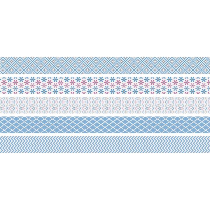 HEYDA Washi Tape Set (Blu, 3 m)