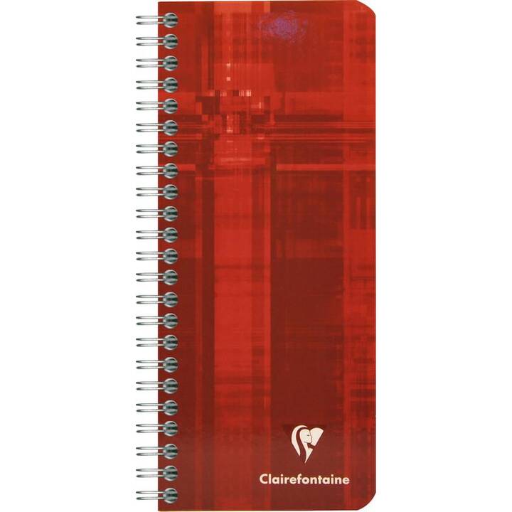 CLAIREFONTAINE Taccuini (8.5 cm x 20 cm, Quadrettato)