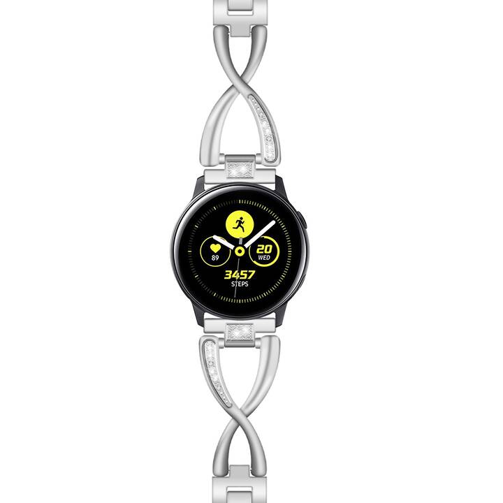 EG Bracelet (Samsung Galaxy Galaxy Watch 46 mm, Argent)