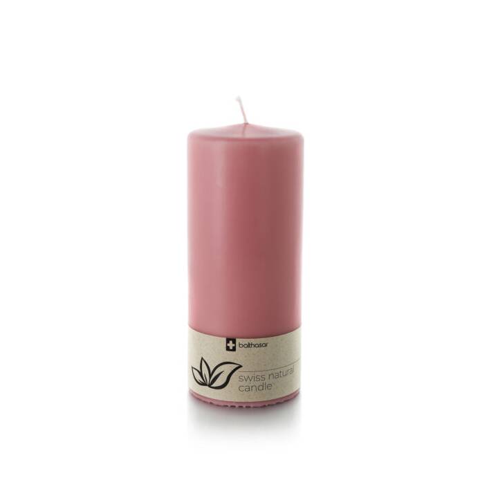 BALTHASAR Bougie cylindrique Swiss Natural (Pink, Rose)