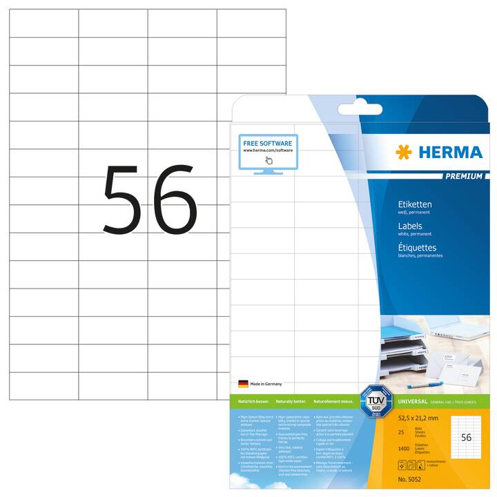 HERMA Premium (21.2 x 52.5 mm)