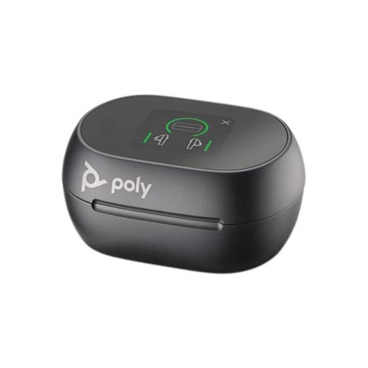 POLY Office Headset Voyager Free 60+ UC (Earbud, Kabellos, Schwarz)