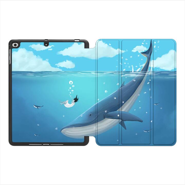 EG MTT Custodia per Apple iPad 10.2" 2019 - Whale